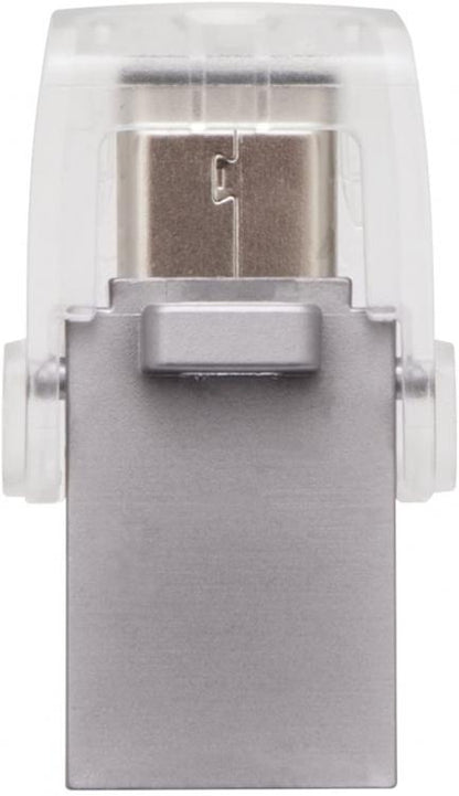 Kingston Pendrive 128Gb Micro Duo Otg Type-C Dtduo3C/128Gb Usb 3.1 Chiavetta Pc