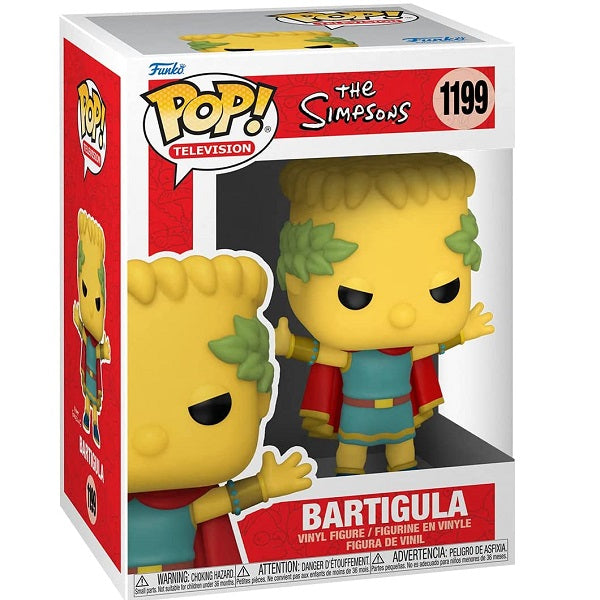 Funko Pop ! The Simpson - (1199) Bartigula Bart Vinyl Figure 9Cm Emperior Roman