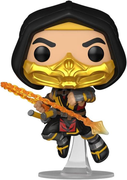 Funko Pop ! Games Mortal Kombat 11 -(1072) Scorpion Fatality Vinyl Figure Mk 9Cm