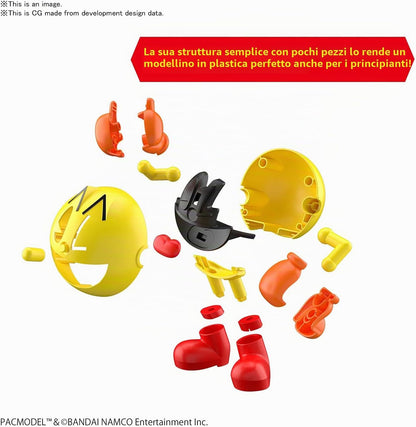 Bandai: Pac-Man Figure 18 Parts - Costruisci Pac-Man Con Le Tue Mani! - 9 cm