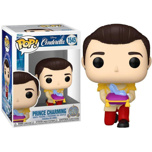 Funko Pop ! Disney Cenerentola 75Th - (1545) Prince Charming Figure Principe 9Cm