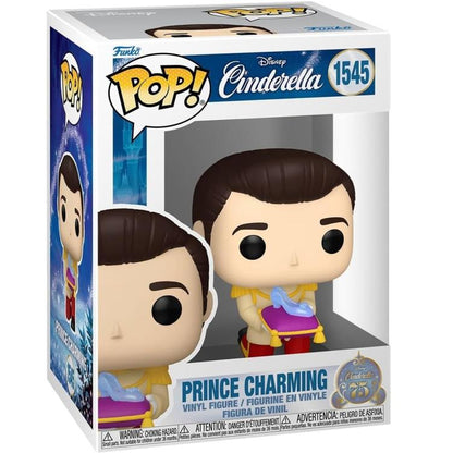 Funko Pop ! Disney Cenerentola 75Th - (1545) Prince Charming Figure Principe 9Cm