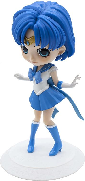 BANPRESTO Q POSKET ETERNAL THE MOVIE  - SAILOR MOON MERCURY A STATUA FIGURE 14CM