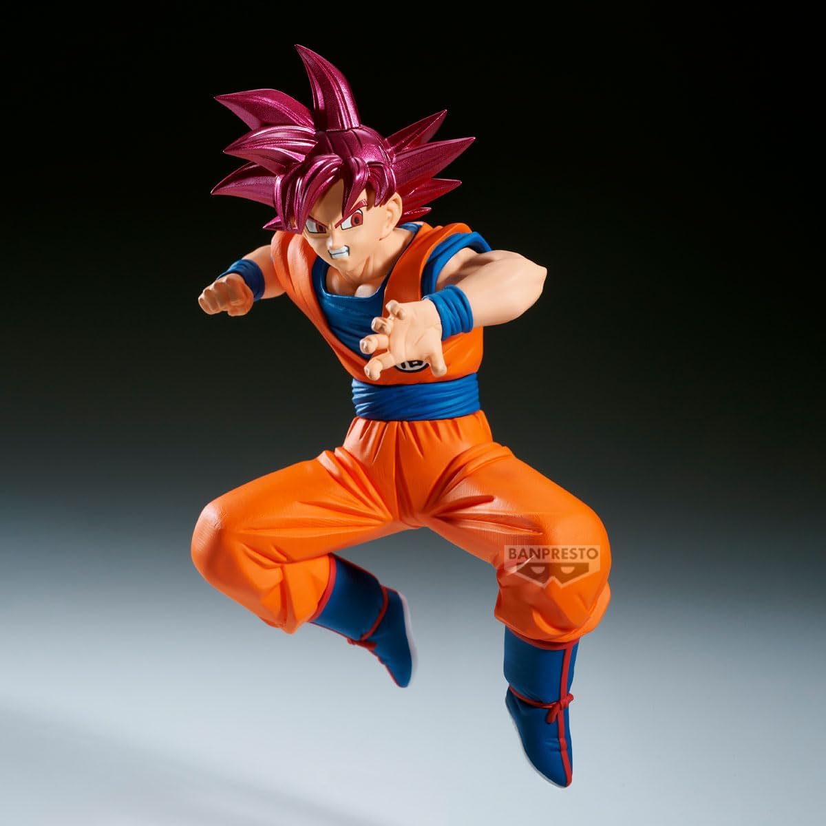 Bandai Banpresto Dragon Ball Super: Goku Super Saiyan God Statua Da Collezione - Match Makers Figure 12cm PVC