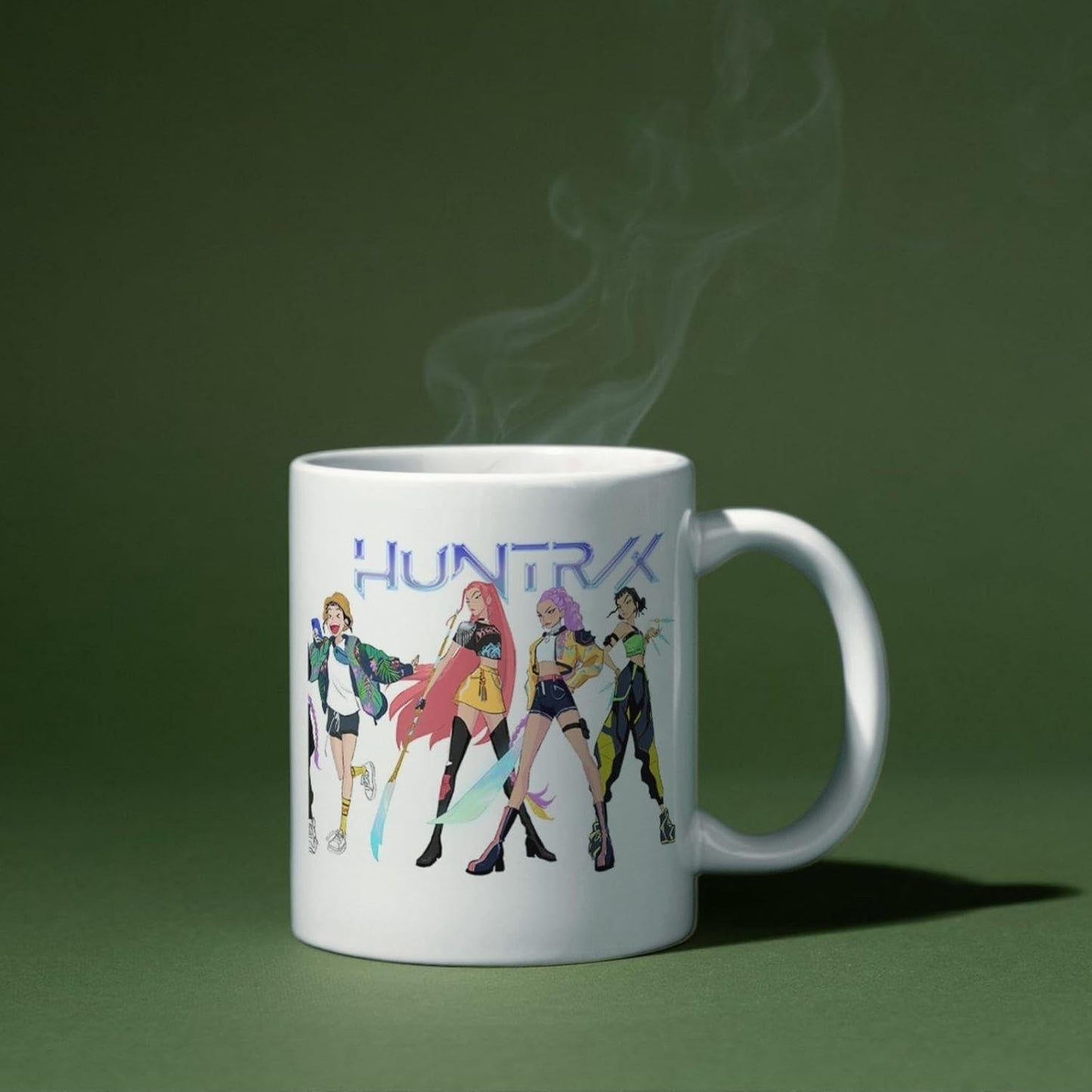 Tazza KPop Demon Hunters Huntrix in Ceramica Con Manico da caffè Mug 325ml