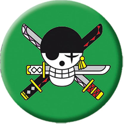 Abystyle One Piece Button Badges Skull Set 6 Spille Logo One Piece