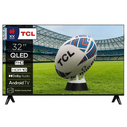 TCL 32" Smart TV QLED 32S59K FHD 60Hz HDR Nero Android TV Italia (Black)