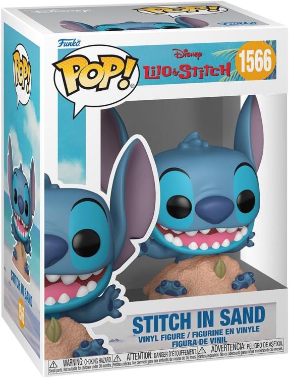 Funko Pop ! Disney Lilo & Stitch - (1566) Stitch In Sand Sabbia Vinyl Figure 9Cm