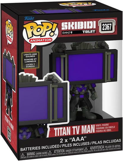Funko Pop! Animation: Skibidi Toilet (2367) Titan TV Man (Meme) Vinyl Figure 9cm