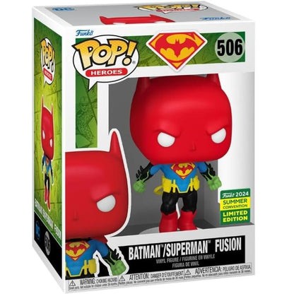 Funko Pop ! Dc Heroes (506) Batman/Superman Fusion Summer Limited Edition Figure