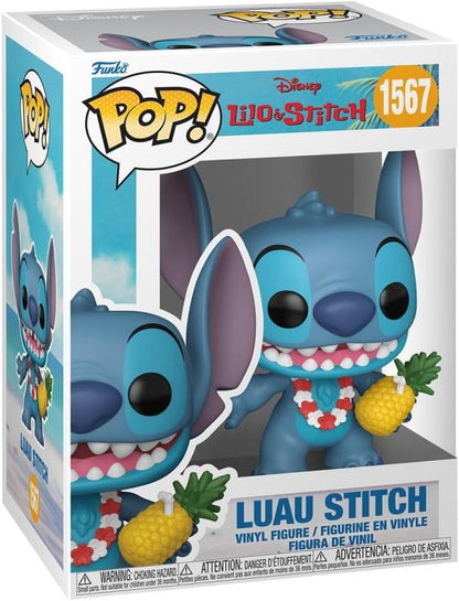 Funko Pop ! Disney Lilo & Stitch - (1567) - Luau Stitch Hawaii Vinyl Figure 9Cm