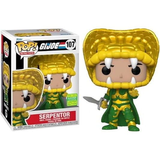 Funko Pop ! Retro Toys G.I. Joe - (107) Serpentor Limited Edition Vynil 9Cm