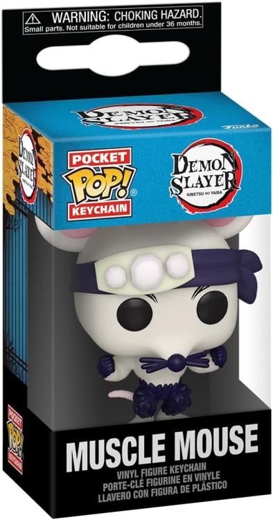 Funko Pop ! Keychain Animation - Demon Slayer (Muscle Mouse) Portachiavi Vinyl