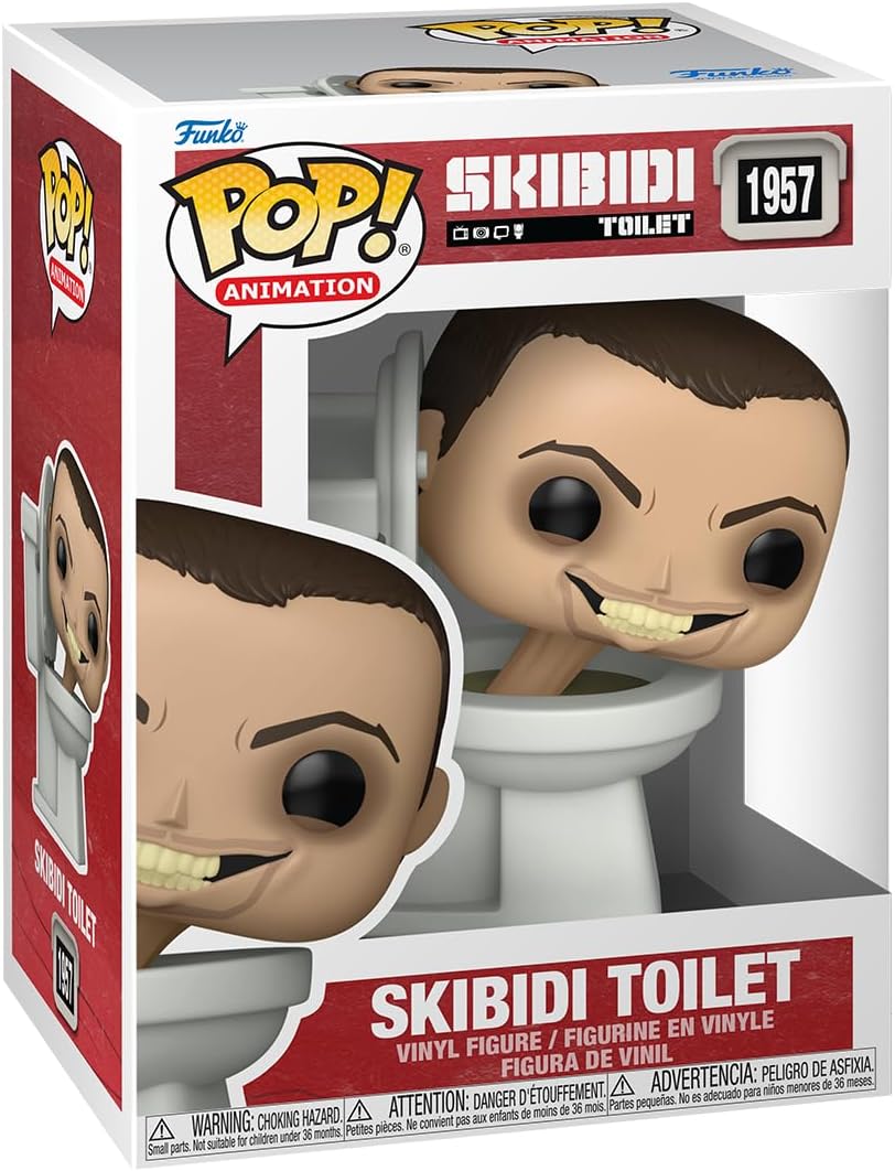 Funko Pop! Animation: Skibidi Toilet (1957) Skibidi Toilet (Meme) Vinyl Figure 9cm