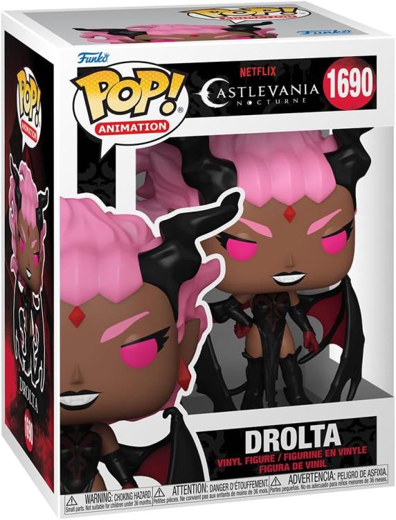 Funko Pop ! Animation Netflix Castelvania (1690) Drolta Statua Vinyl Figure 9Cm