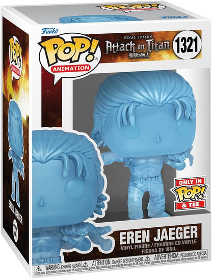 Funko Pop! Tees: Attack On Titan (1321) Eren Yaeger T-Shirt (L) + Vinyl Figure 9cm