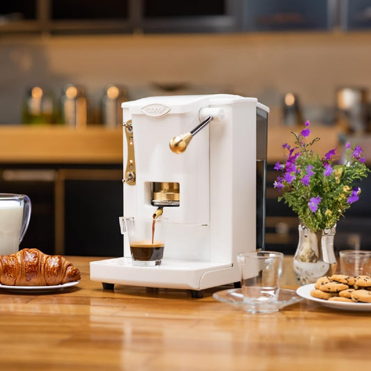 Faber Piccola Kolor Prestige White Milk Macchina Caffè a capsule 1 L