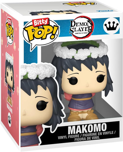 Funko Bitty Pop! Demon Slayer (4 Pack) w/ Bitty Display Chase Edition - Mini Vinyl Figure 2cm
