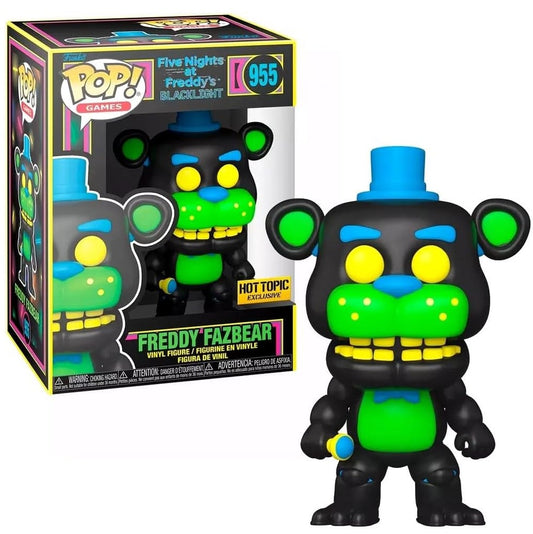 Funko Pop ! Games - Five Nights At Freddy's Blacklight - (955) Freddy Fazbear FNAF