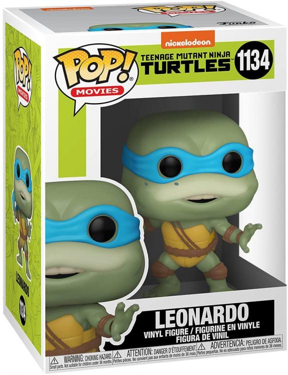 Funko Pop Teenage Mutant Ninja Turtles 1134 Leonardo Tmnt 2 Tartarughe Figure