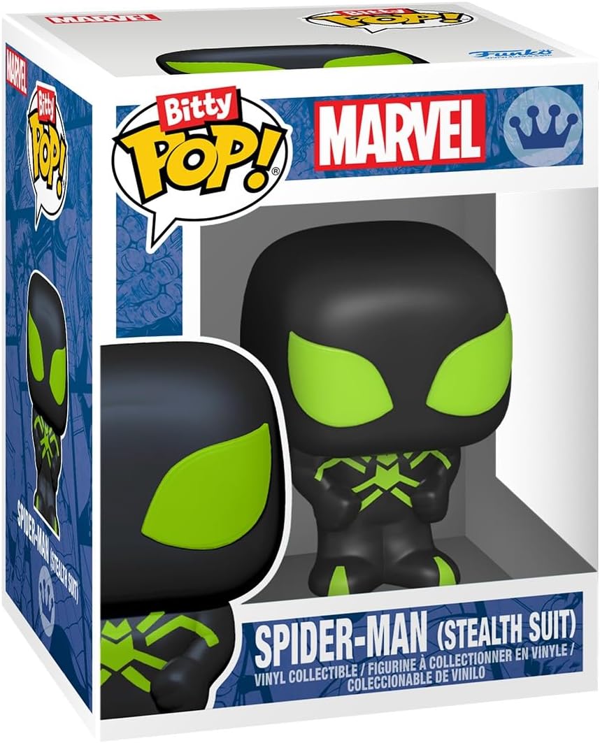 Funko Bitty Pop! Marvel Spiderman 4 Pack Peter Parker/Spiderman Limited Chase