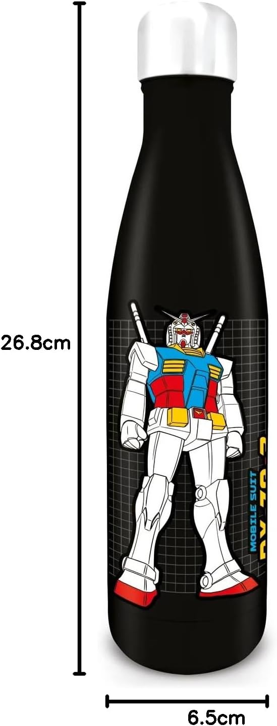 Pyramid International Gundam RX-78-2- Borraccia Bottiglia in Metallo 540ml