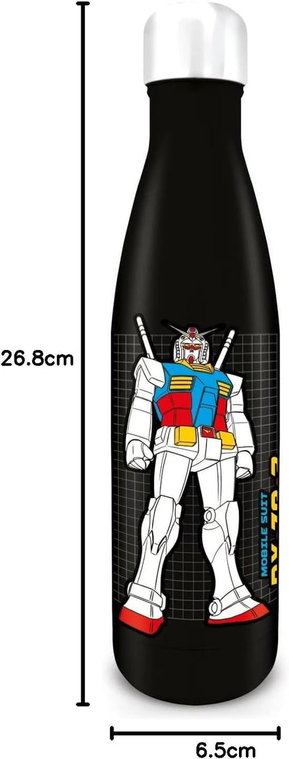 Pyramid International Gundam RX-78-2- Borraccia Bottiglia in Metallo 540ml