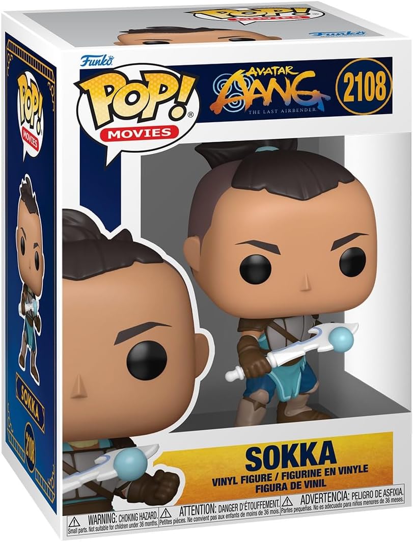 Funko Pop ! Movies Avatar The Last Airbender - (2108) Sokka Figure Vinyl 9Cm