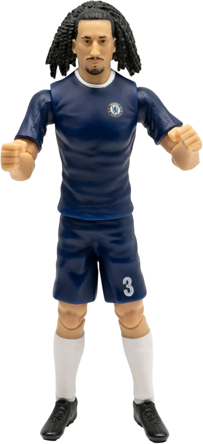Banbo Toys - Sockers - Chelsea (Cucurella) Action Figure Football/Calcio Statuetta da Collezione 20cm