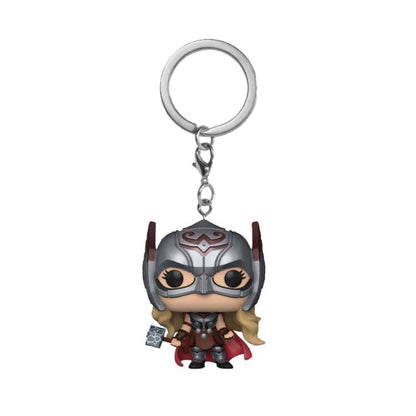 Funko Key ! Rocket - Thor Love And Thunder - Mighty Thor Figure 4Cm Portachiavi