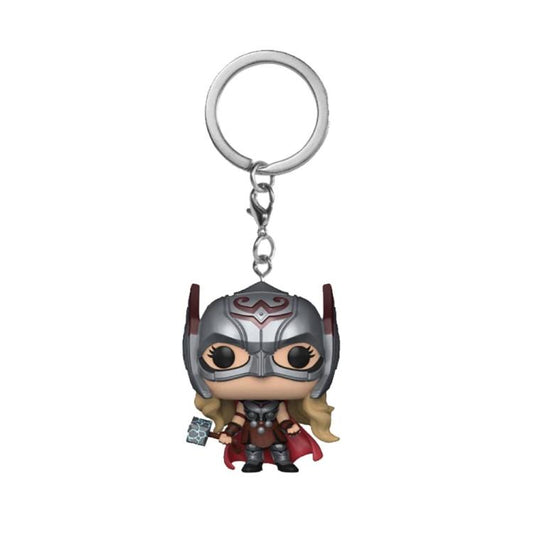 Funko Key ! Rocket - Thor Love And Thunder - Mighty Thor Figure 4Cm Portachiavi