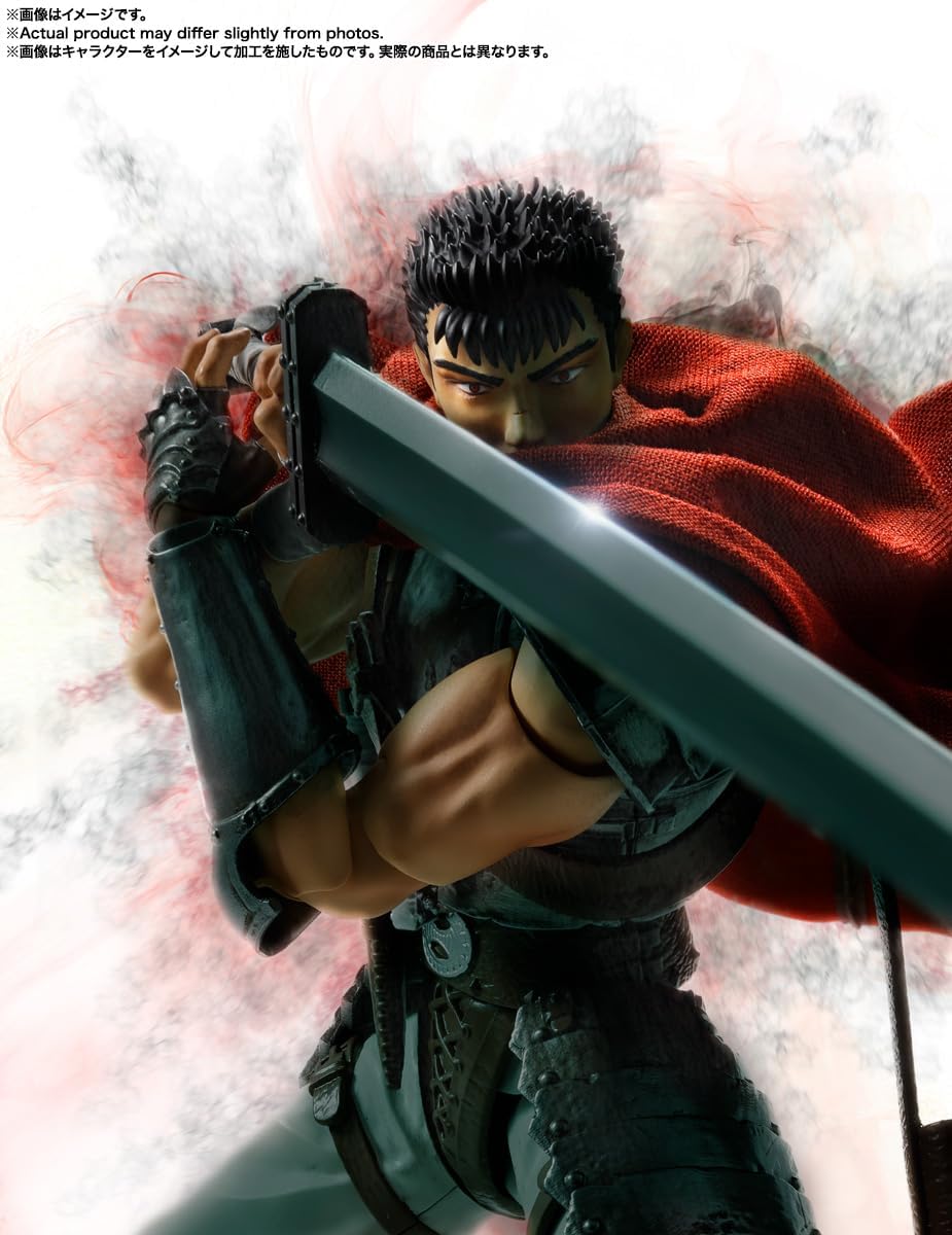 Bandai S.H. Figuarts: Berserk Guts The Band of The Hawk - Figure Articolata 16cm