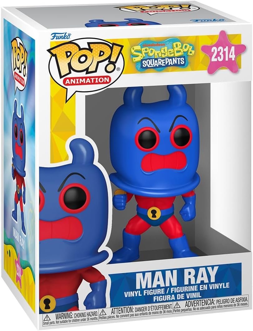 Funko Pop! Animation: SpongeBob Squarepants (2314) Man Ray - Vinyl Figure 9cm