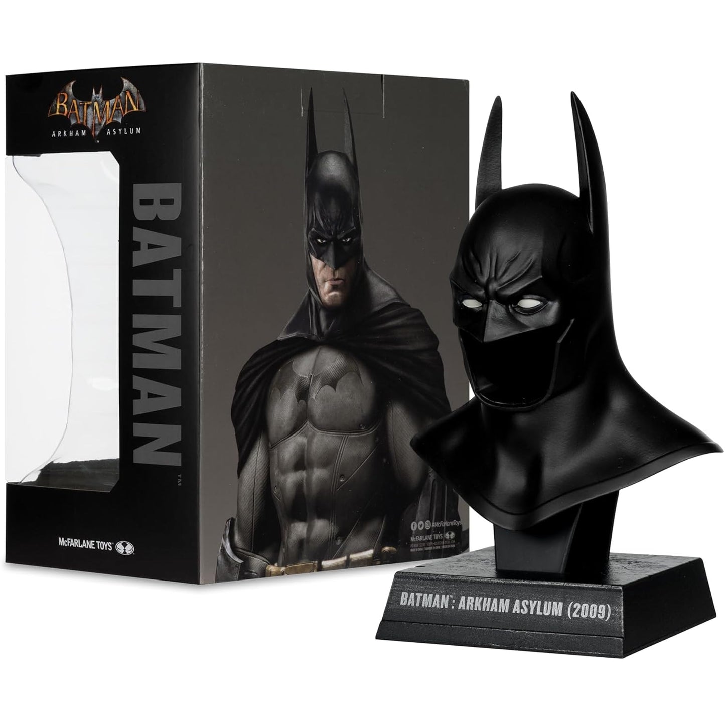McFarlane Toys DC Direct - Batman Arkham Asylum - Cowl Replica 17,5 cm PVC Figure