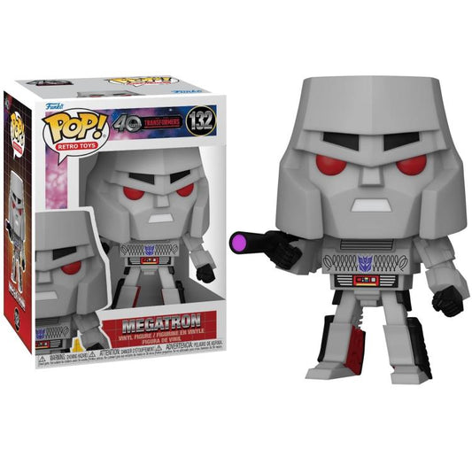 Funko Pop ! Retro Toys - 40 Year Transformers (132) Megatron Vinyl Figure 9Cm