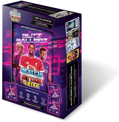 Topps Match Attax Extra 2025 / 2026 Mega Tin Carte UEFA Champions League