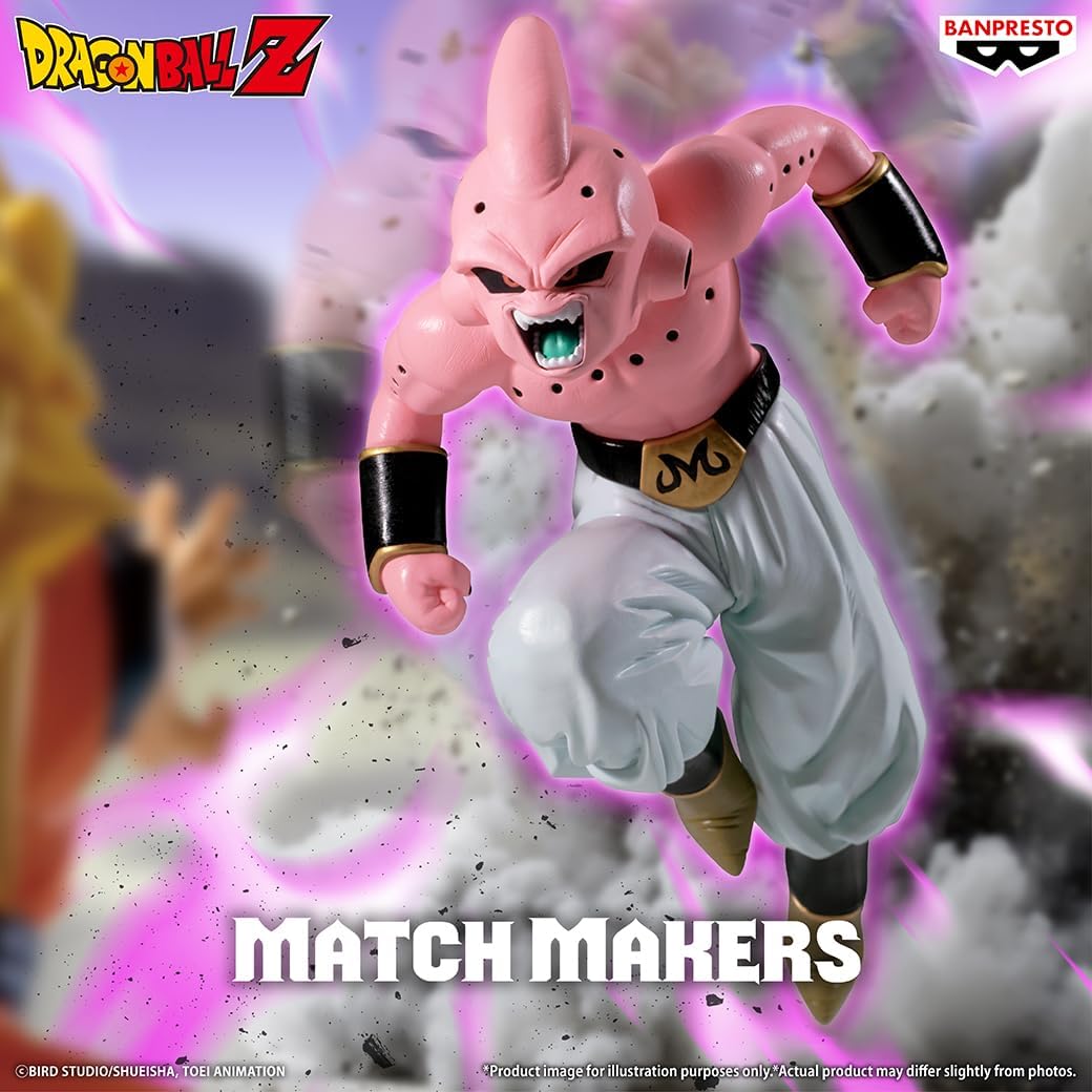 Bandai Banpresto Dragon Ball Z:  Majin Buu (Pure) Statua Da Collezione - Match Makers Figure 17cm PVC