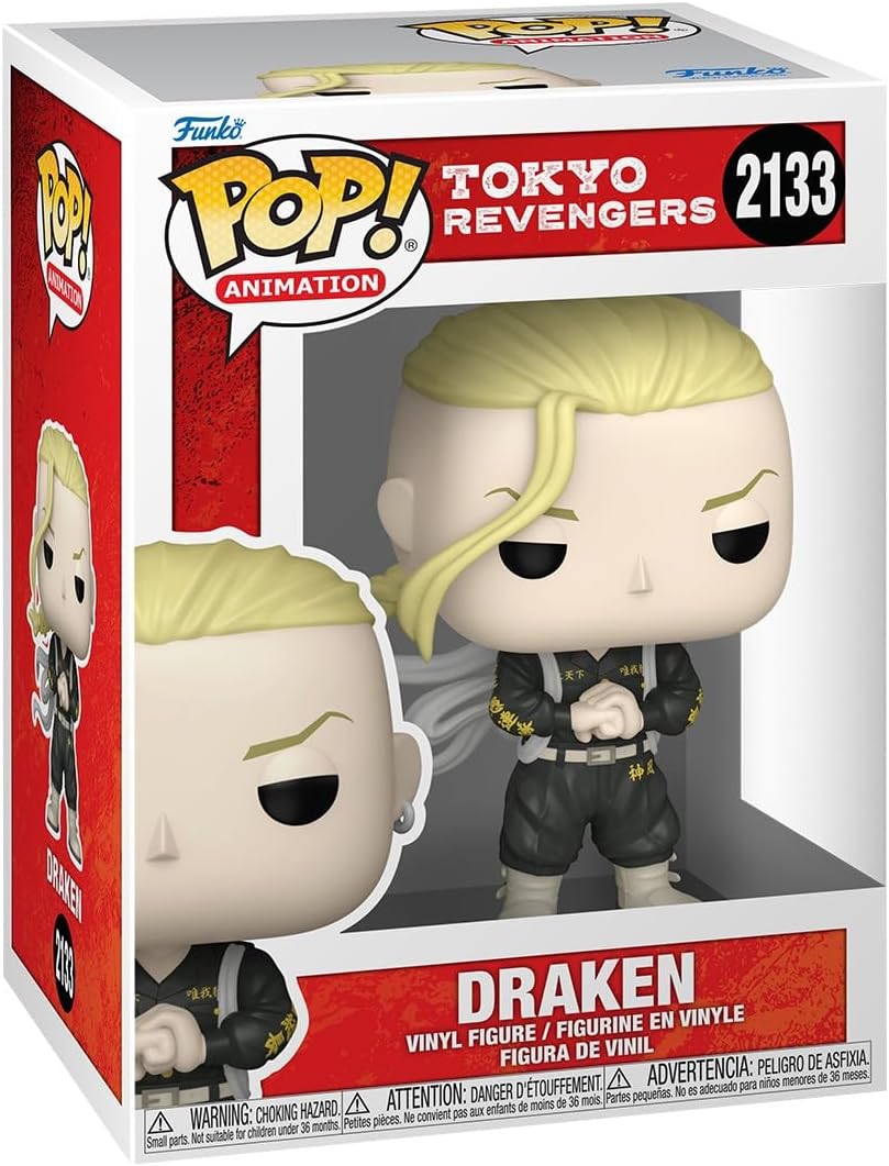 Funko Pop! Animation: Tokyo Revengers (2133) Draken (Ken Ryuguji) - Vinyl Figure 9cm