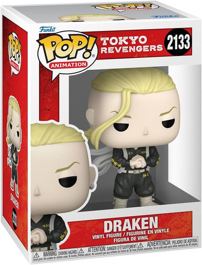 Funko Pop! Animation: Tokyo Revengers (2133) Draken (Ken Ryuguji) - Vinyl Figure 9cm