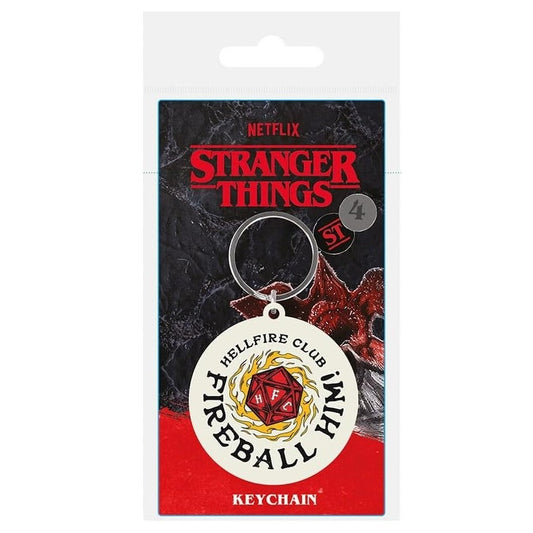 Pyramid Portachiavi Stranger Things (Hellfire Club) - Keychain In PVC Fireball Him