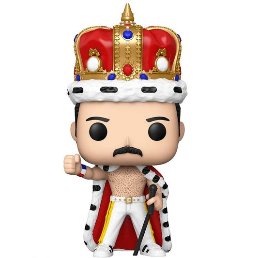 Funko Pop ! Rocks Queen - (184) Freddie Mercury King Vinyl Figure Music Rock 9Cm