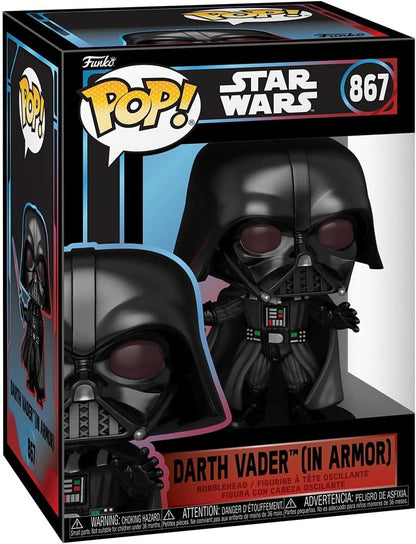 Funko Pop! Star Wars - (867) Darth Vader (In Armor) Figure - w/ Lightsaber 9cm
