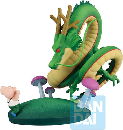 Bandai Dragon Ball: Oolong & Dragon Shenron Statua Da Collezione - Ichibansho Figure 15cm PVC