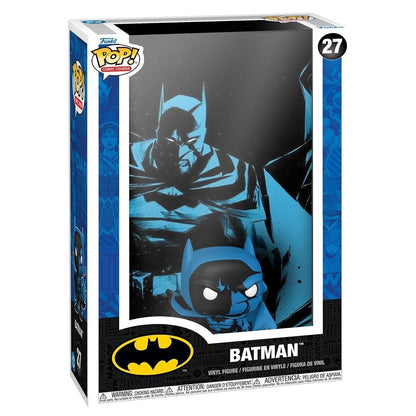 Funko Pop ! Comic Covers: Dc Comics - (27) Batman (Black & Blue) Figure 20cm