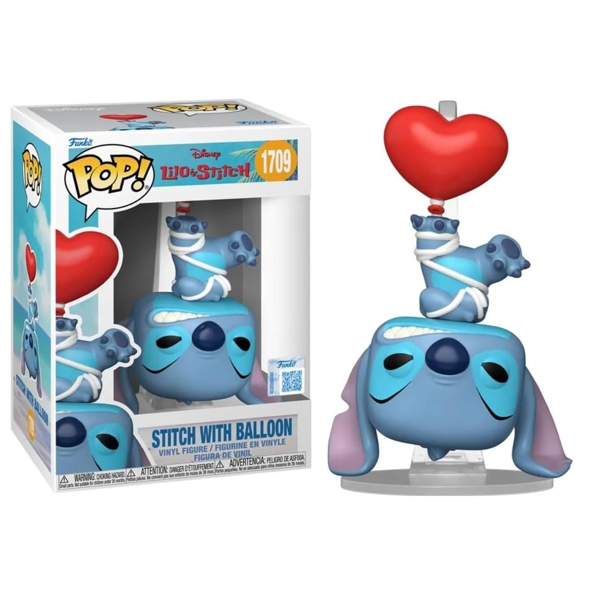 Funko Pop ! Disney - Stitch (1709) Stitch w/ Balloon - Special Figure 9cm