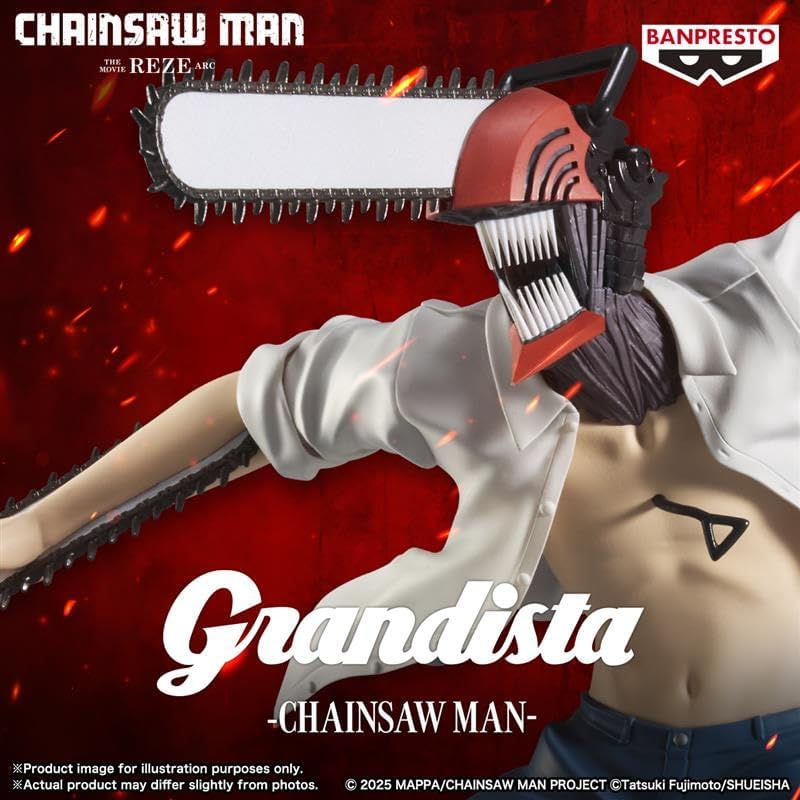 Banpresto Grandista Chainsaw Man: Denji Statua Da Collezione - Figure 22cm PVC