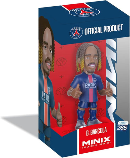 Minix: Paris Saint Germain - B. Barcola (Football Stars 265) Figure PVC 12cm