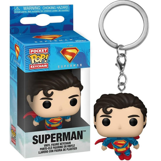 Funko Pop Pocket Keychain Superman 2025 (Superman) Key Portachiavi