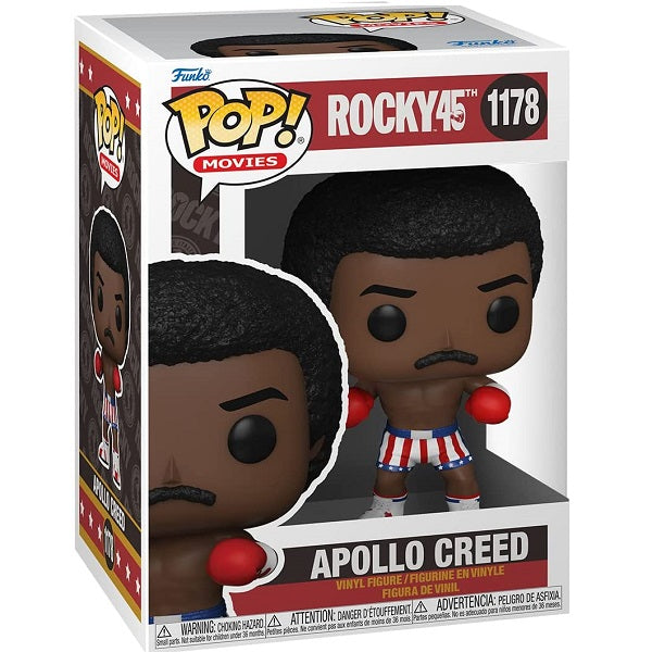 Funko Pop ! Movies: Rocky 45Th Anniversary (1178) Apollo Creed Vinyl Figure 10Cm