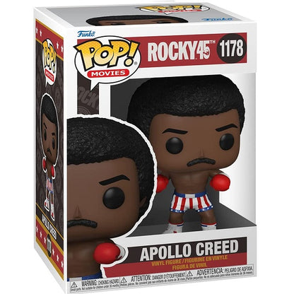 Funko Pop ! Movies: Rocky 45Th Anniversary (1178) Apollo Creed Vinyl Figure 10Cm